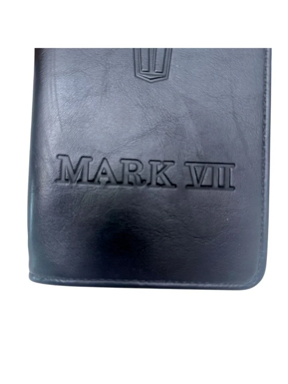 Vintage Lincoln Mark VII Car Document Holder Zip Folio Black Replacement